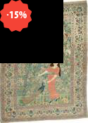 Tabriz XIX sec. figurato
